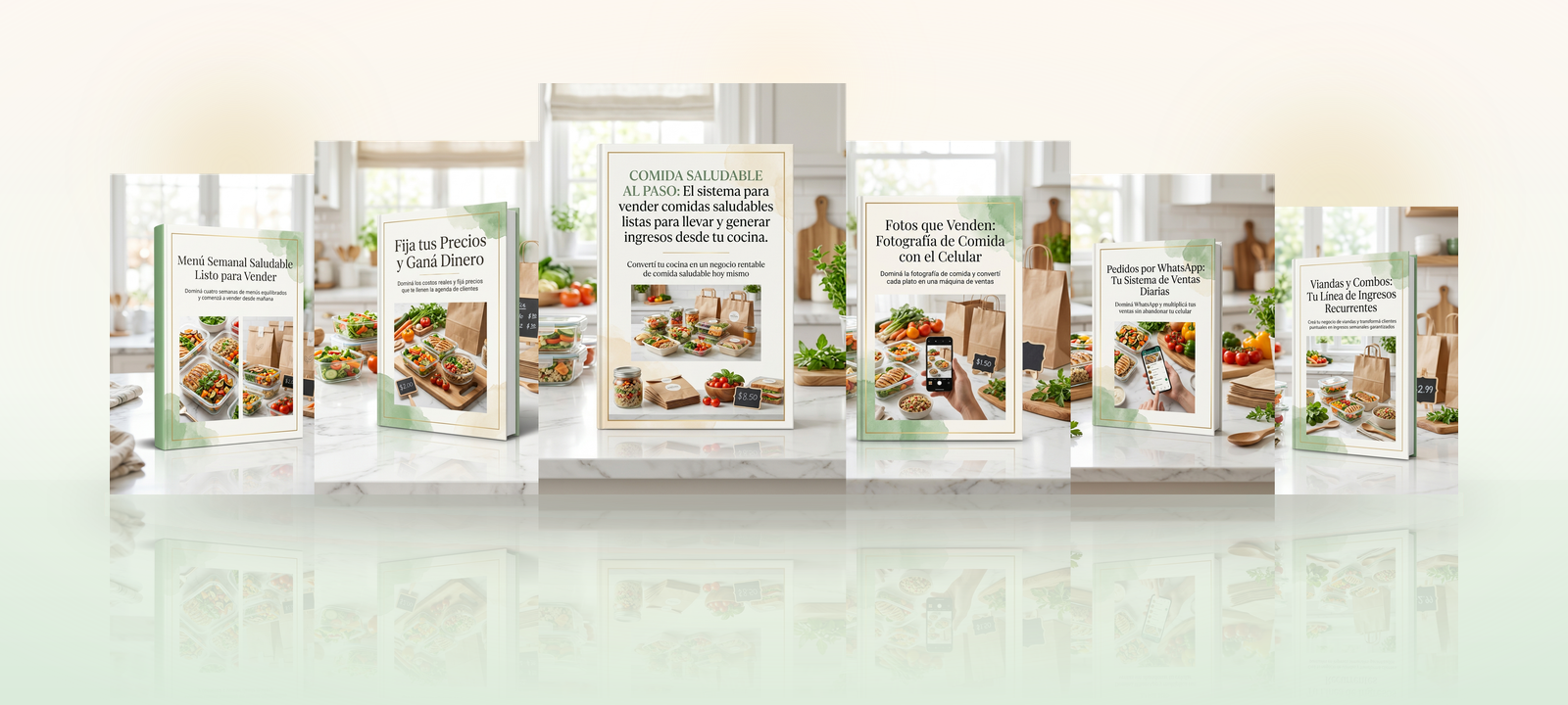 COMIDA SALUDABLE AL PASO: El sistema para vender comidas saludables listas para llevar y generar ingresos desde tu cocina.